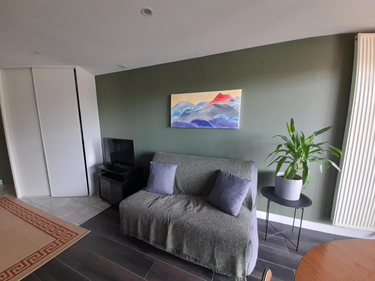 A 5 Mns Du Puy De Dome Avec Vue Imprenable Studio Rez De Jardin 24M2 Neuf A Laschamps Saint-Genès-Champanelle Zewnętrze zdjęcie
