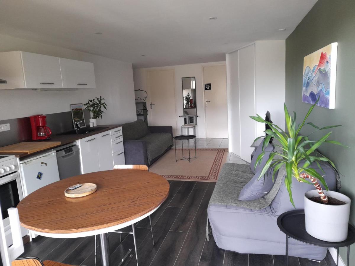 A 5 Mns Du Puy De Dome Avec Vue Imprenable Studio Rez De Jardin 24M2 Neuf A Laschamps Saint-Genès-Champanelle Zewnętrze zdjęcie